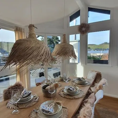 Iso Talo Ja Puutarha Kahdelle Perheelle, River Mosel Holiday Homes
